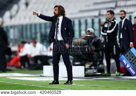 Torino, Italy. 09 May 2021. Andrea Pirlo Of Juventus Fc  During The Serie A Match Between Juventus F