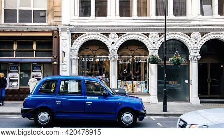 London, United Kingdom - Mar 9, 2017: Al Saqi Books Iconic Bookstore Selling Middle East And North A
