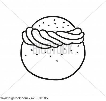 Semla, Vastlakukkel, Laskiaispulla Or Fastlagsbulle Is A Traditional Sweet Roll Made In Various Form