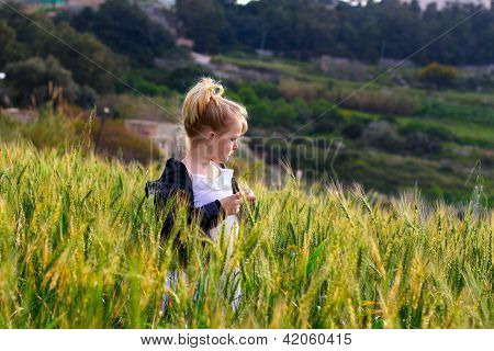 Girl In Field