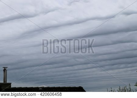 Stunning Asperatus Cloud Formations In The Sky