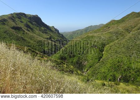 The Scenic Wilderness Of The Santa Monica Mountains, In Ventura County, California.