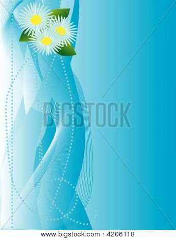 Vertikal Background In Blautönen