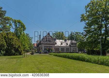 The Library In The Former Inhalatorium By The Architect Wilhelm Jost, Bad Nauheim, Germany