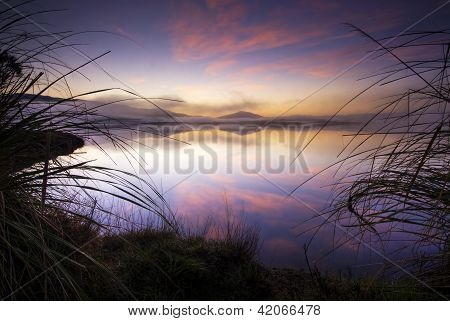 Sunrise, Lake Taupo, Nya Zeeland