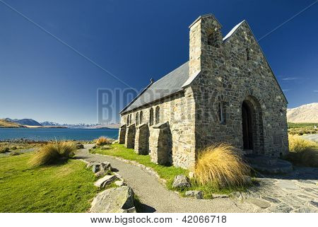 Church at Lake Tekapo, New Zealand