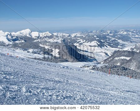 Zimowa Panorama z Chaeserrugg, Toggenburg