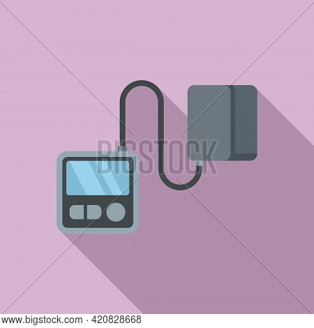 Tensiometer Icon. Flat Illustration Of Tensiometer Vector Icon For Web Design