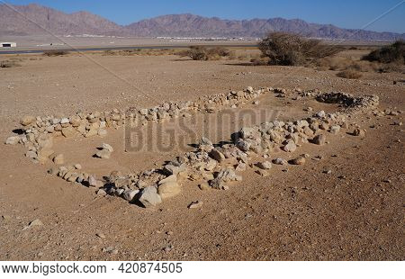 Archeological Site In South Israel, Evrona Wells System