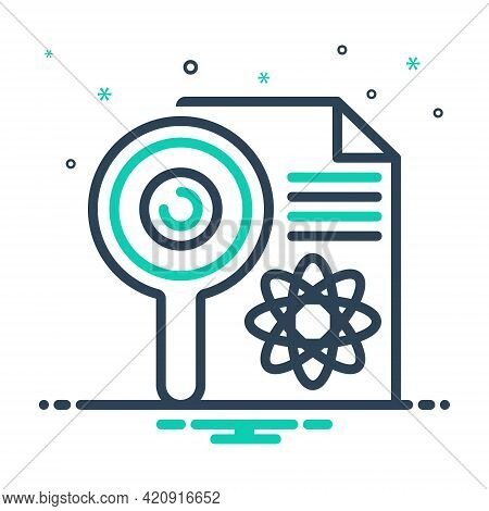Mix Icon For Research Investigation Checkout Quest Disquisition
