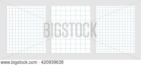 Set Of Mathematics Square Paper In Various Sizes