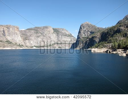 Hetch Hetchy Dam In Yosemite National Park (serving San Francisco drinking water)
