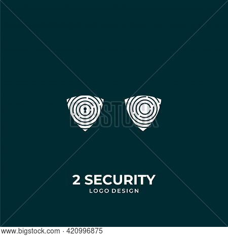 A Modern, Unique And Sophisticated Logo About Security Or Shield.
Eps 10, Vector.