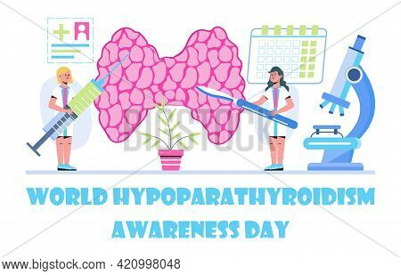 World Hypoparathyroidism Day Concept Vector. Medical, Health Care Event