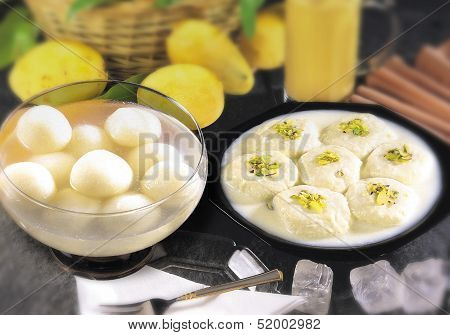 Rusgullay and Rusmalai