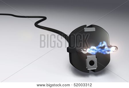 Plug With High Voltage Arc