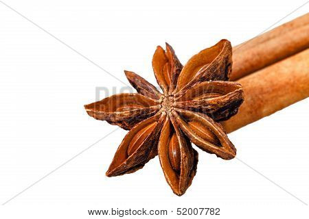 Star Anise And Cinnamon