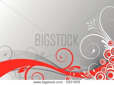 Floral bakgrundsdesign