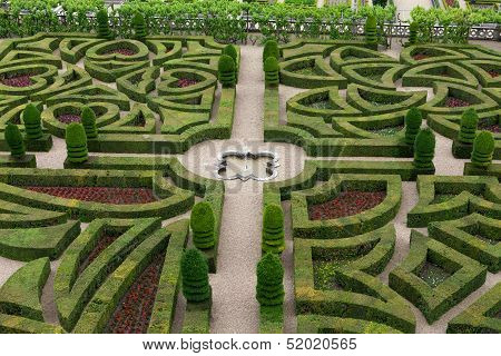 Villandry chateau and its garden, Loire Valley
