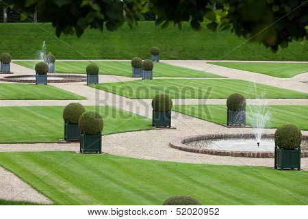 Villandry chateau and its garden, Loire Valley