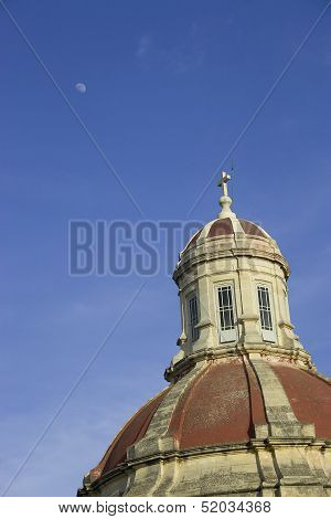 Church Tower In Malta