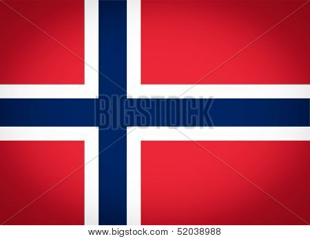 Flag Of Norway Vignetted