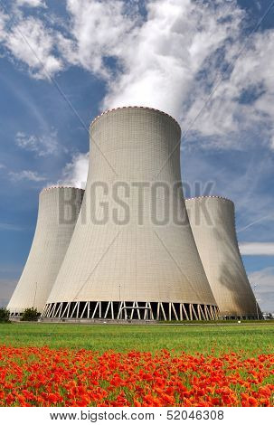 Nuclear power plant Temelin in Czech Republic Europe 