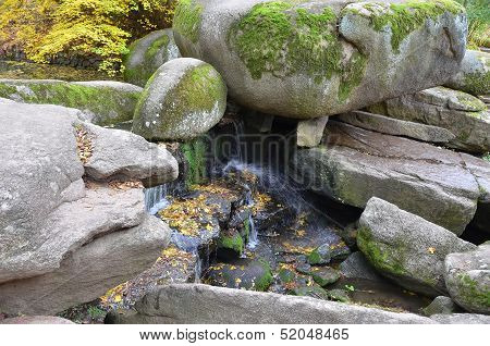 Autumn waterfall