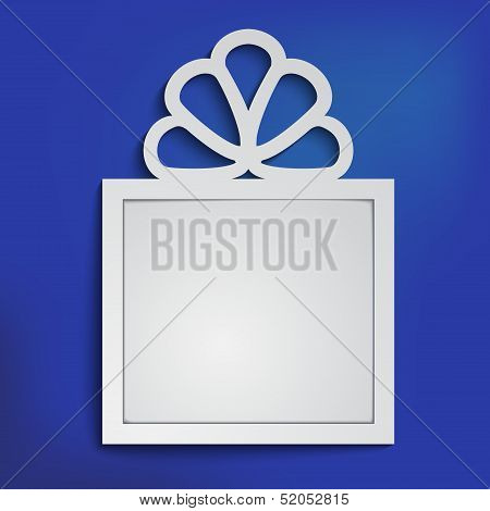 vector box with place for your message