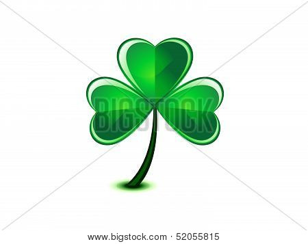 Abstract St Patrick Clover