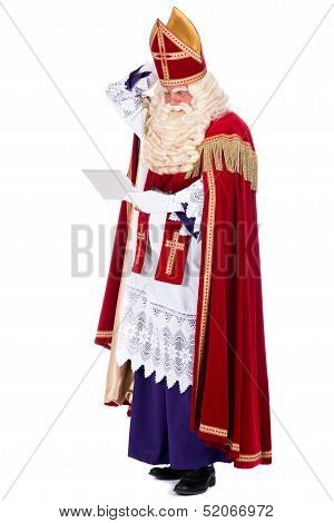 Sinterklaas With A Tablet