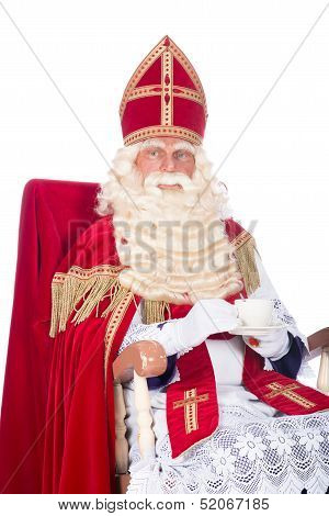 Sinterklaas On His Chair