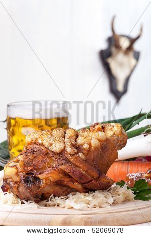 bavarian knuckle of pork