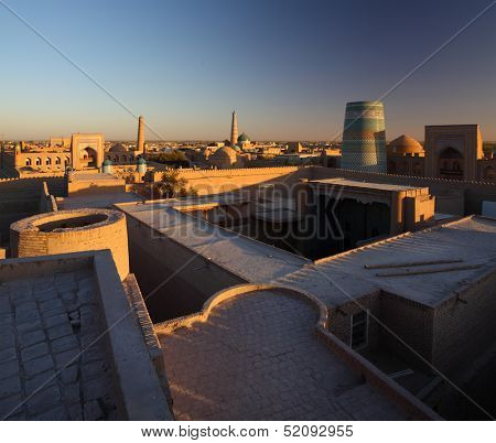 Ancient town of Itchan Kala. Khiva, Uzbekistan