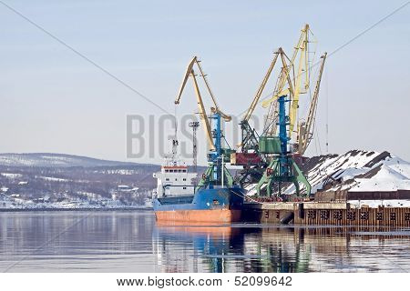 Freight Port. Murmansk
