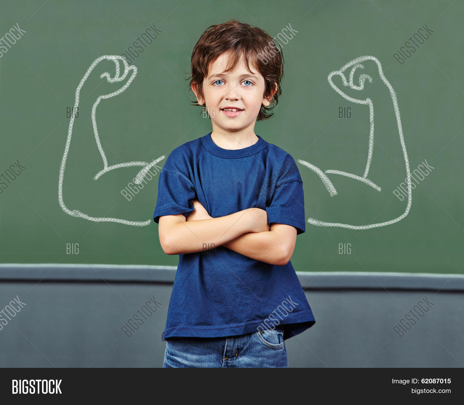 Strong Child Muscles Image & Photo (Free Trial) Bigstock