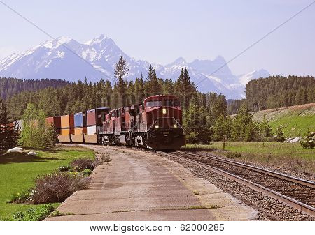 Freight train.