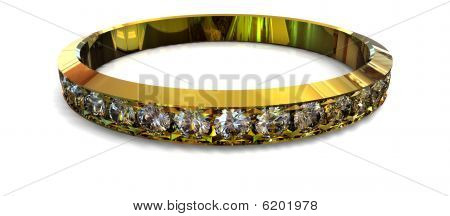 Diamond guld bryllup Ring