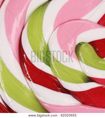 Close up of loli pop candy.