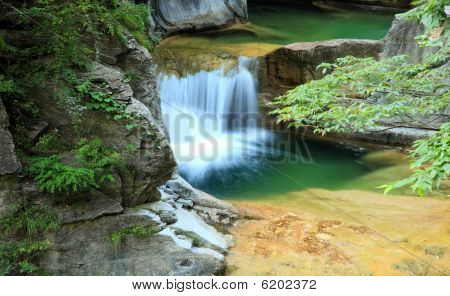 น้ำและน้ำตกภูเขาไทยุจีน