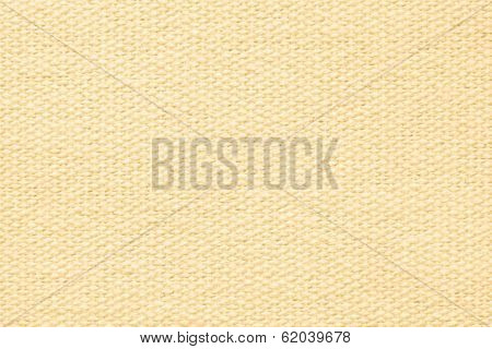 Pale Yellow Coarse-grained Texture Of Rough Fabric