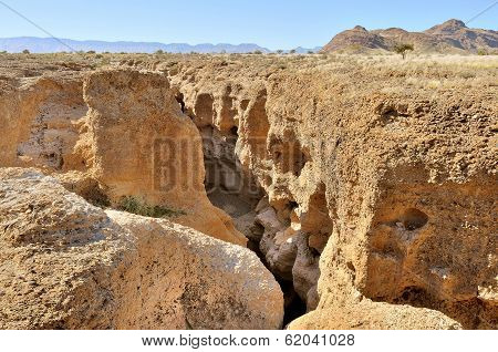 Sesriem Canyon Near Sossusvlei. Namibia