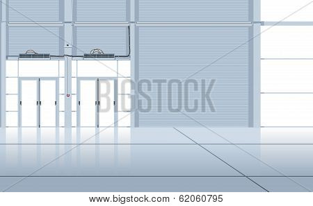 Hangar Interior.