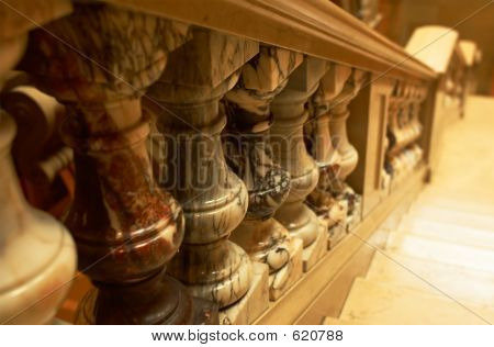Marmor balustre & trapper