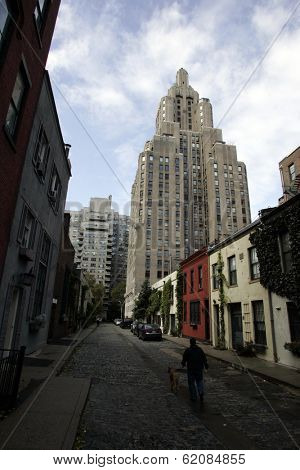 NEW YORK CITY - OCTOBER 31: Washington Mews on the campus of New York University (NYU) in New York City on Friday, October 31, 2008.