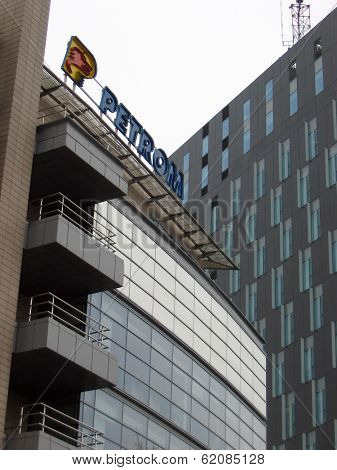 BUCHAREST - JANUARY 31: the headquarters of Romanian oil and natural gas concern Petrom SA in Bucharest, Romania, on Saturday, January 31, 2009.