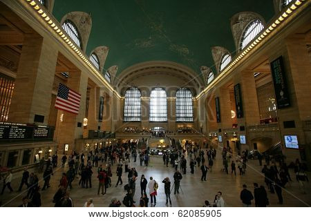 NEW YORK CITY - APRIL 19: A general interior view of Grand Central Terminal in New York City, on Friday, April 19, 2013.