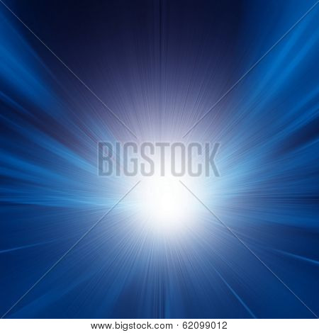 Abstract image of speed motion on the road at twilight.