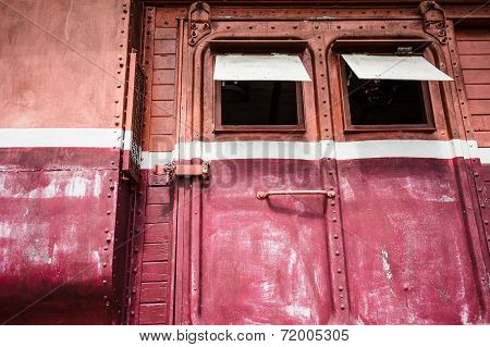 Vintage door trains
