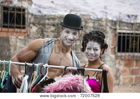 Attractive Cirque Clowns